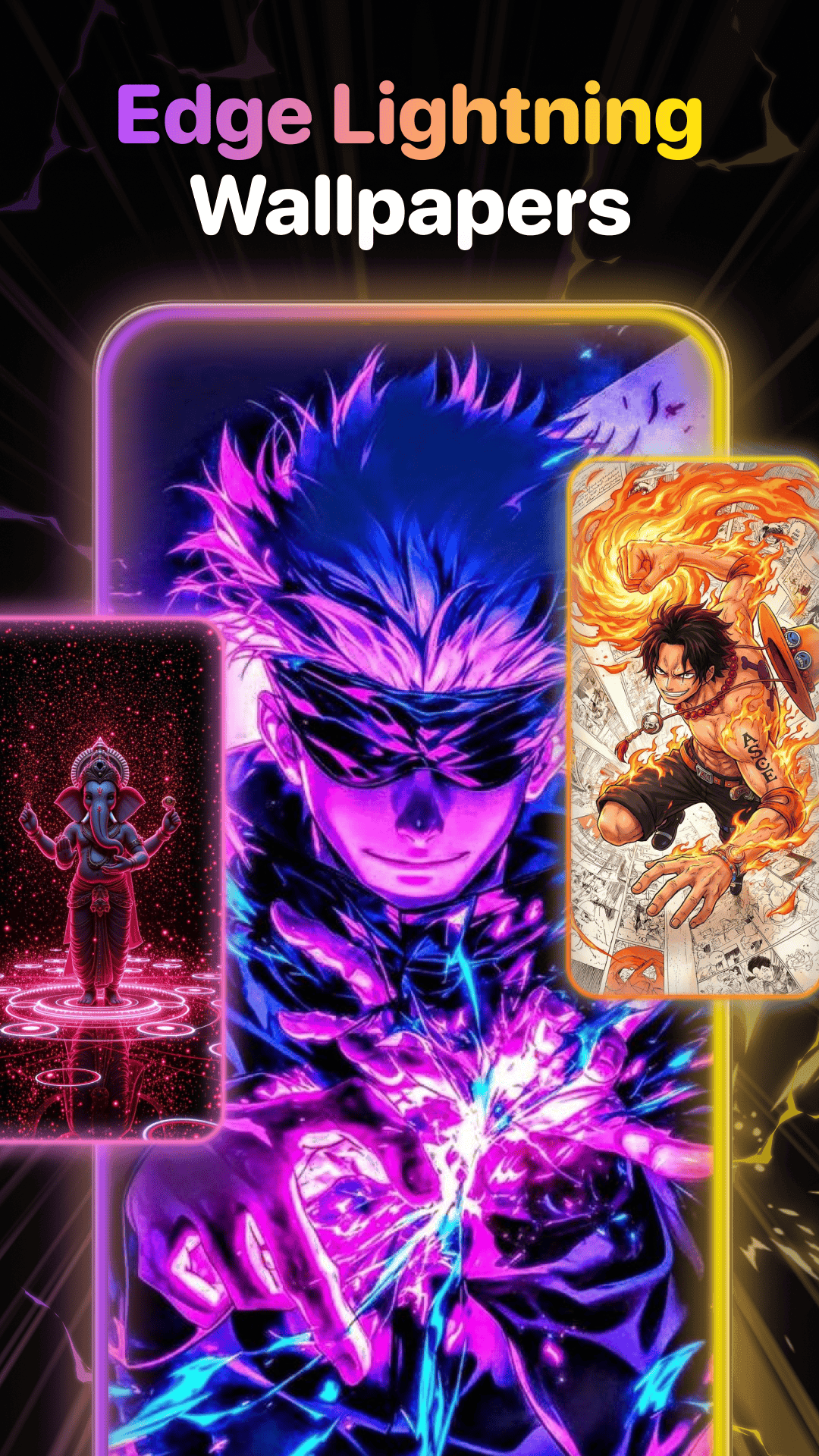 Neon anime live wallpaper preview